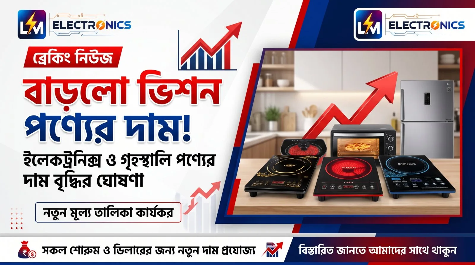 Vision পণ্যের দাম বাড়ল — অক্টোবর ২০২৬-এর নতুন MRP তালিকা