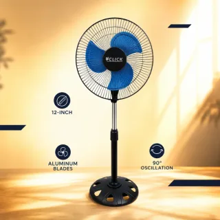Click Half Stand Fan 12 Inch – High Speed — 1
