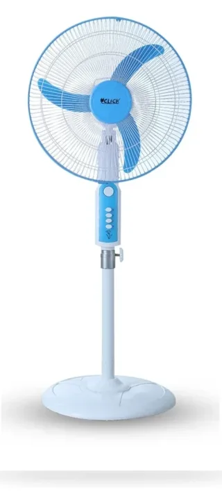 Click Pedestal Stand Fan 18″ – Blue — 3