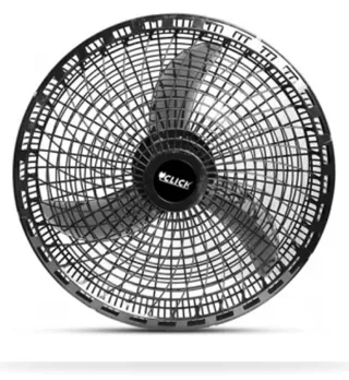 Click Polypropylene Closet Fan 20″ – Black — 3