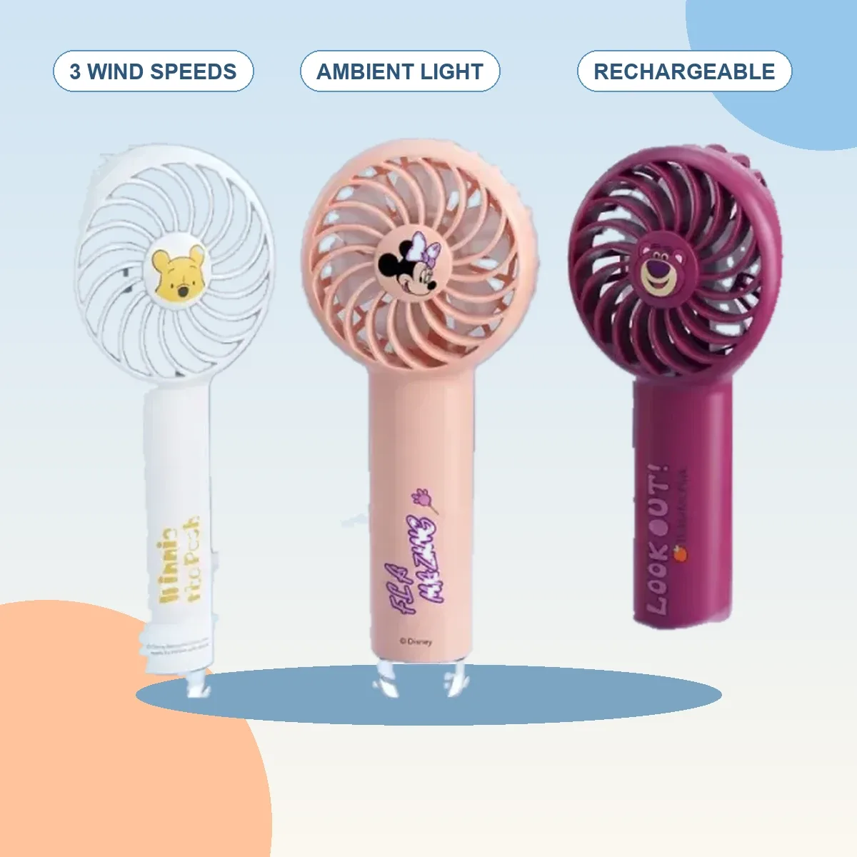 Disney Rechargeable Handheld Fan product image