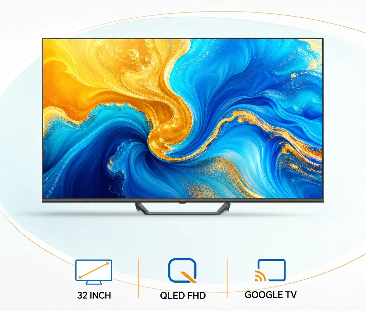 Haier H32S80EFX 32 inch QLED FHD Android Google TV product image