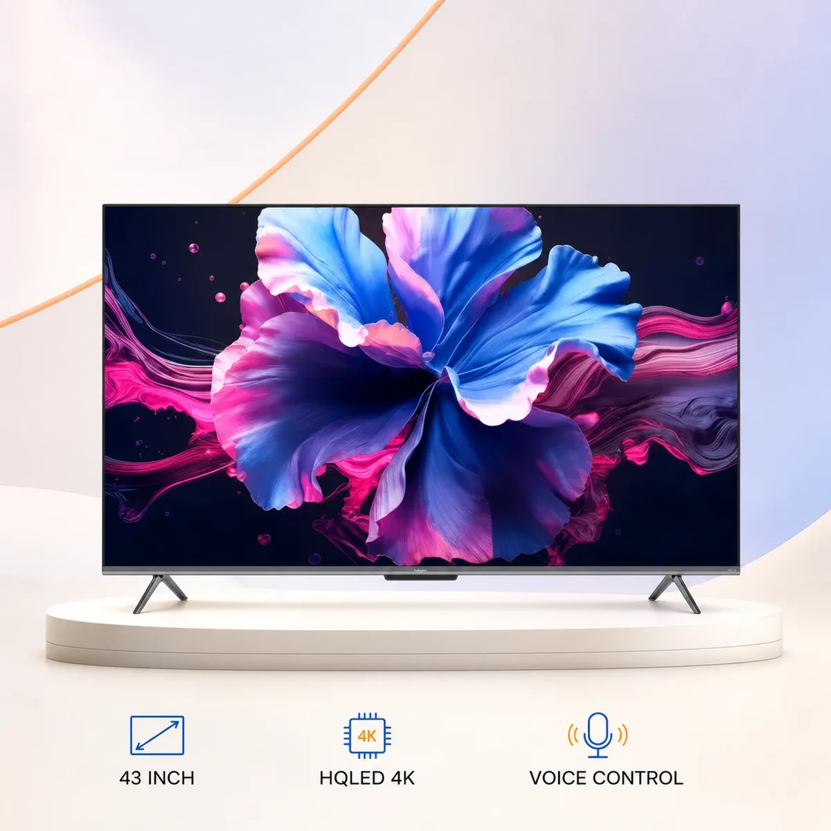 Haier H43P7UX 43 Inch Voice Control HQLED 4K Smart Google TV product image