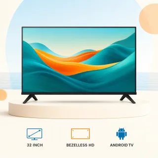 Hisense 32 Inch Bezelless HD Smart Android TV — 1