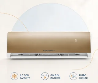 Kelvinator 1.5 Ton Golden Inverter AC Golden — 1