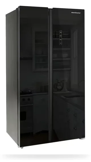 Kelvinator 537 Liter Inverter Side by Side Glass Door No Frost Refrigerator — 2