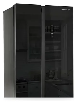 Kelvinator 537 Liter Inverter Side by Side Glass Door No Frost Refrigerator — 4