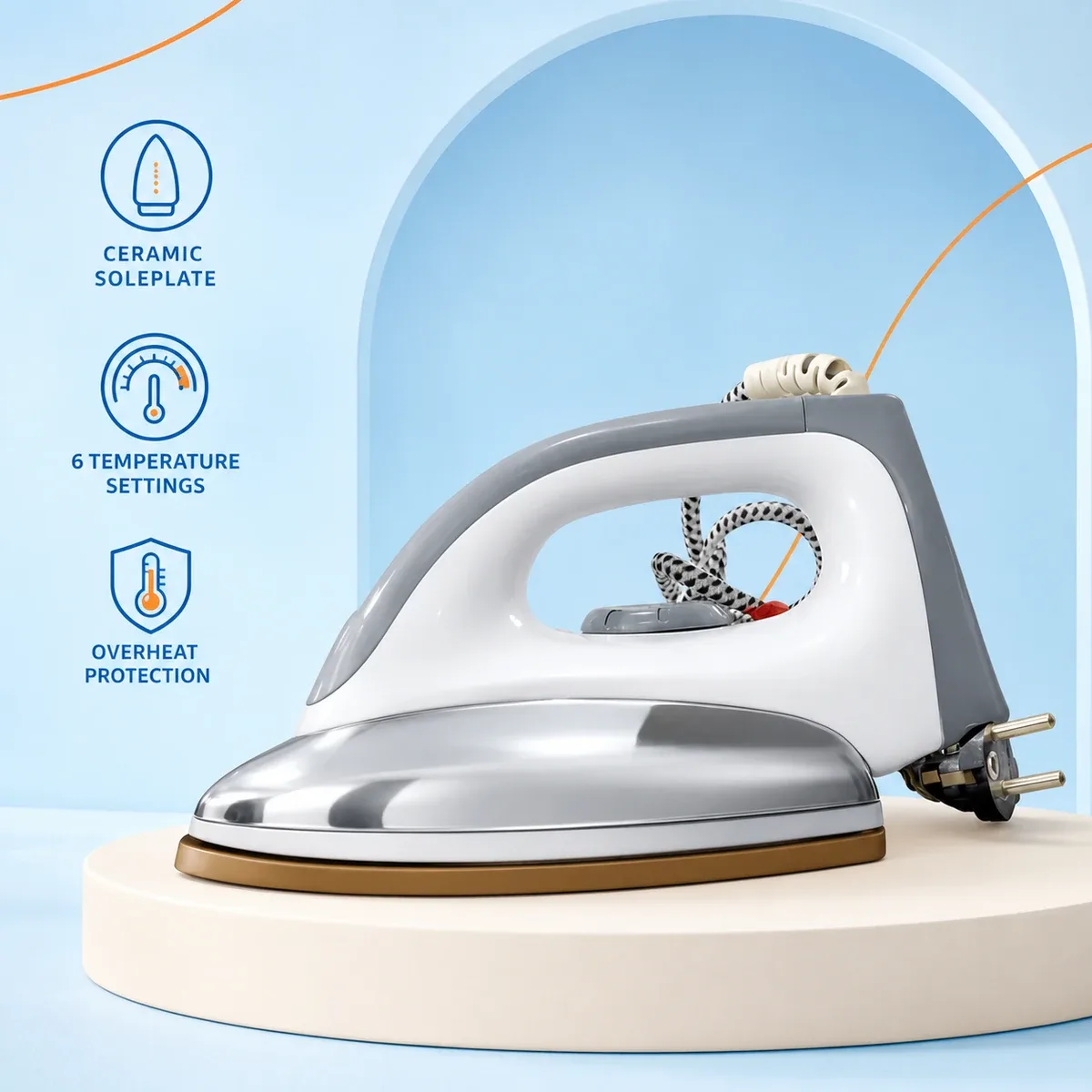 Kiam Heavy Dry Iron product image