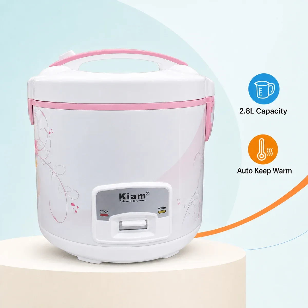 Kiam Rice Cooker 2.8L DJB-204 Deluxe product image