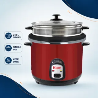 Kiam Rice Cooker 2.8L Single Pot — 1