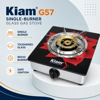 Kiam Single Burner Glass Gas Stove — 1