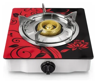Kiam Single Burner LPG Gas Stove with Glass — 2