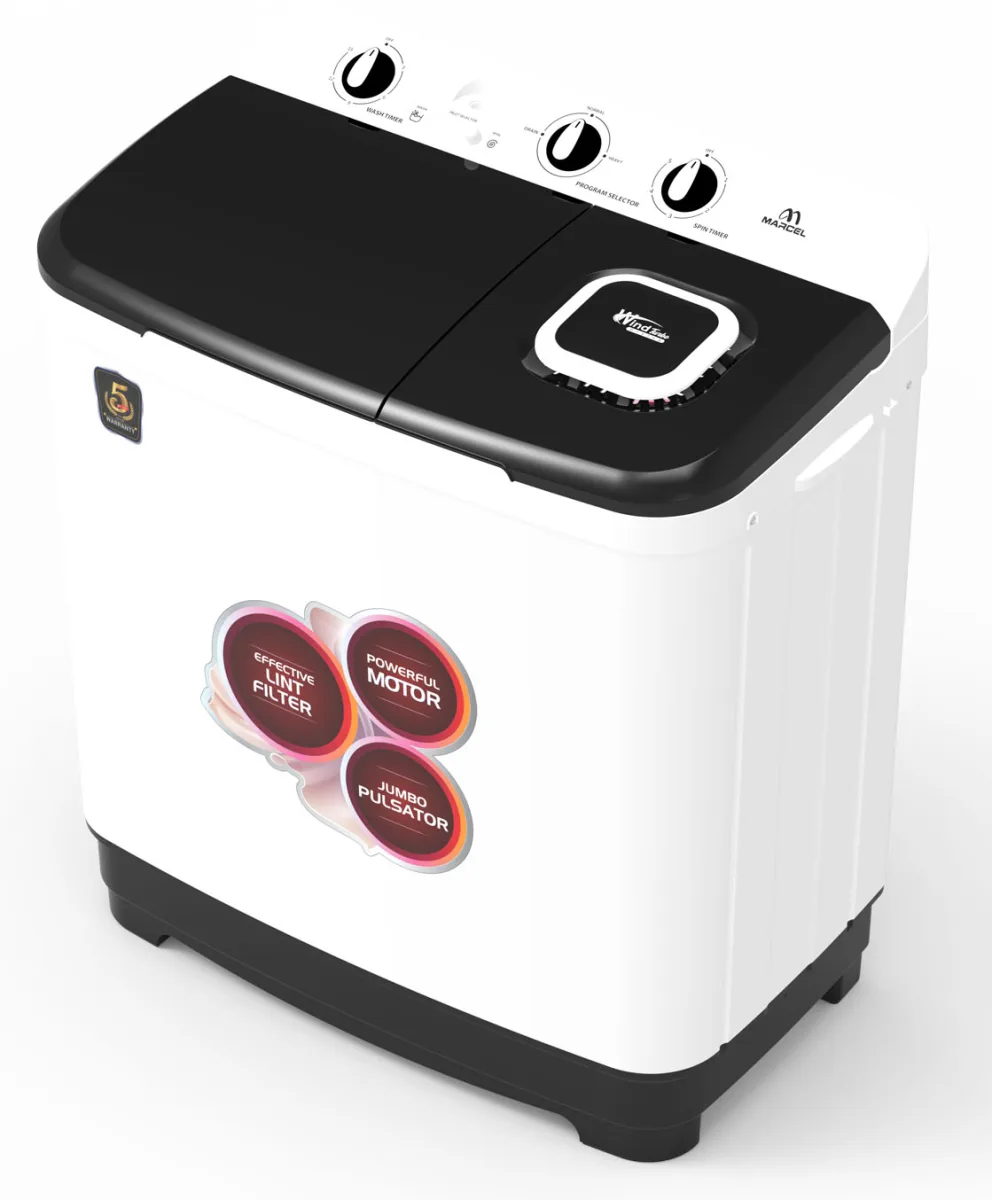 Marcel 10KG Twin Tub Semi-Automatic Washing Machine MWM-TWP100DP