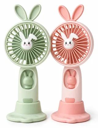 Rabbit Ear Mini LED Cartoon Fan — 2