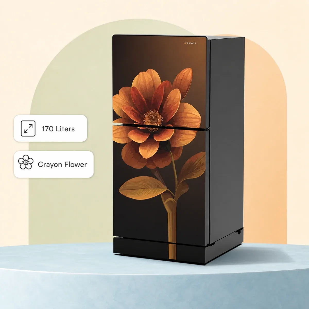 Rangs Crayon Flower 170 Ltr Refrigerator product image