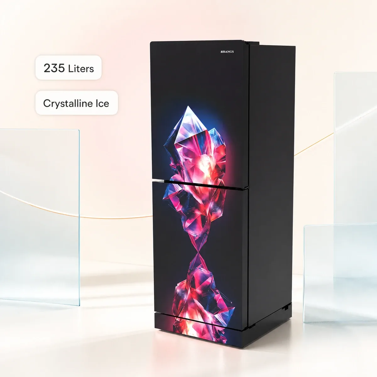 Rangs 235 Liter Refrigerator (Crystalline Ice) product image