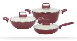 Singer 5-Piece Non-Stick Cookware Set — 3