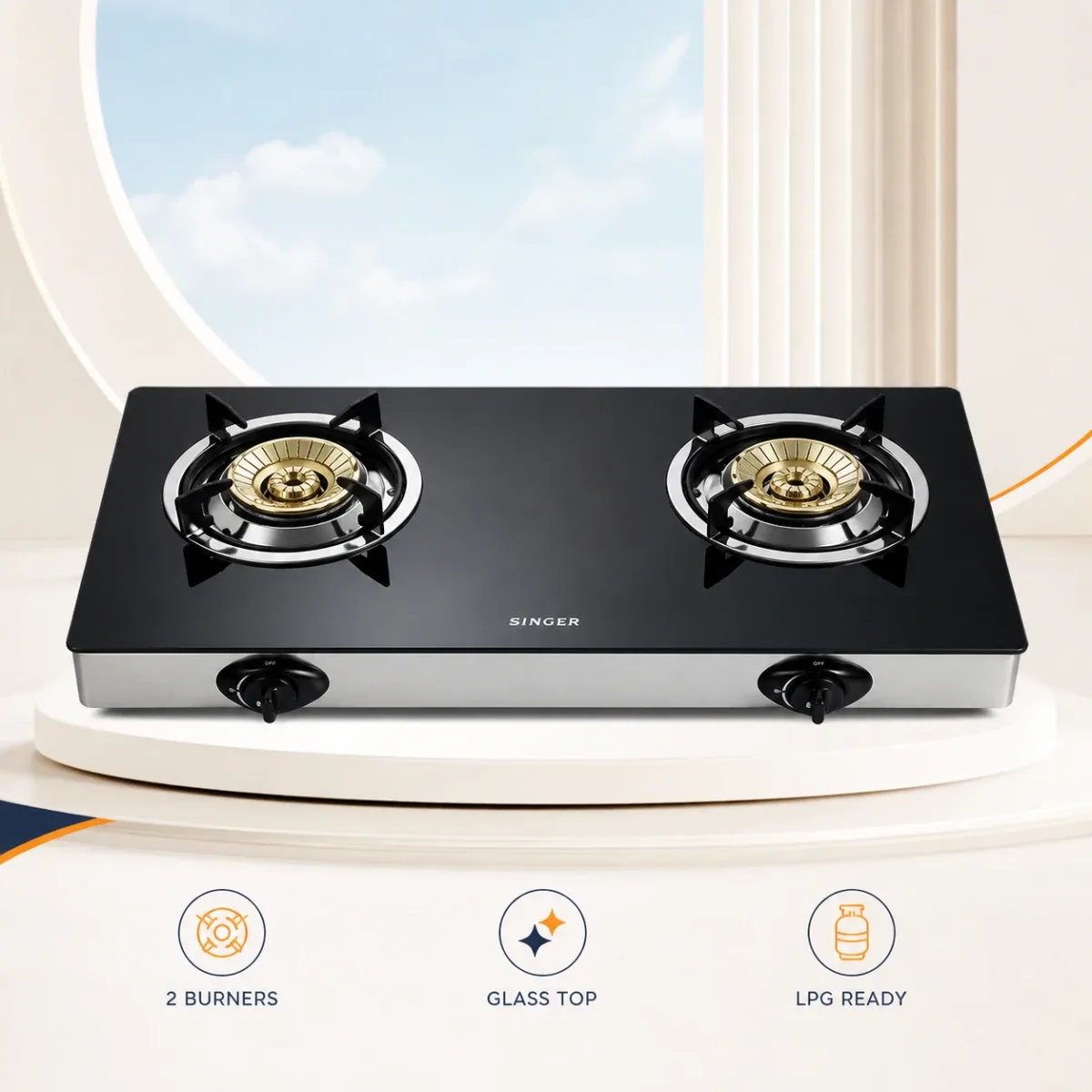 Singer Glass Top Gas Burner product image