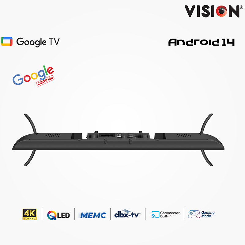 Vision 50" QLED Google TV 4K PQ6 Galaxy Plus — 2