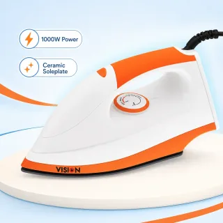 Vision Dry Electric Iron VIS-YPF 633 Orange — 1
