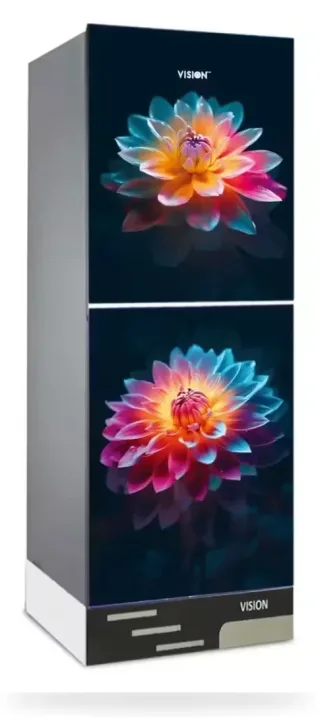 Vision Glass Door Refrigerator RE-180 Liter Lotus Poddo Top Mount — 3