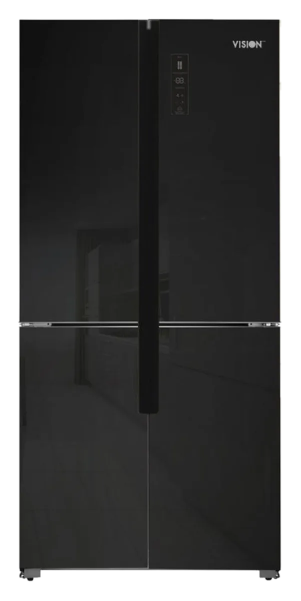 Vision Glass Door Refrigerator RE-492 Liter Four Door Inverter with Four Door Inverter glass door design