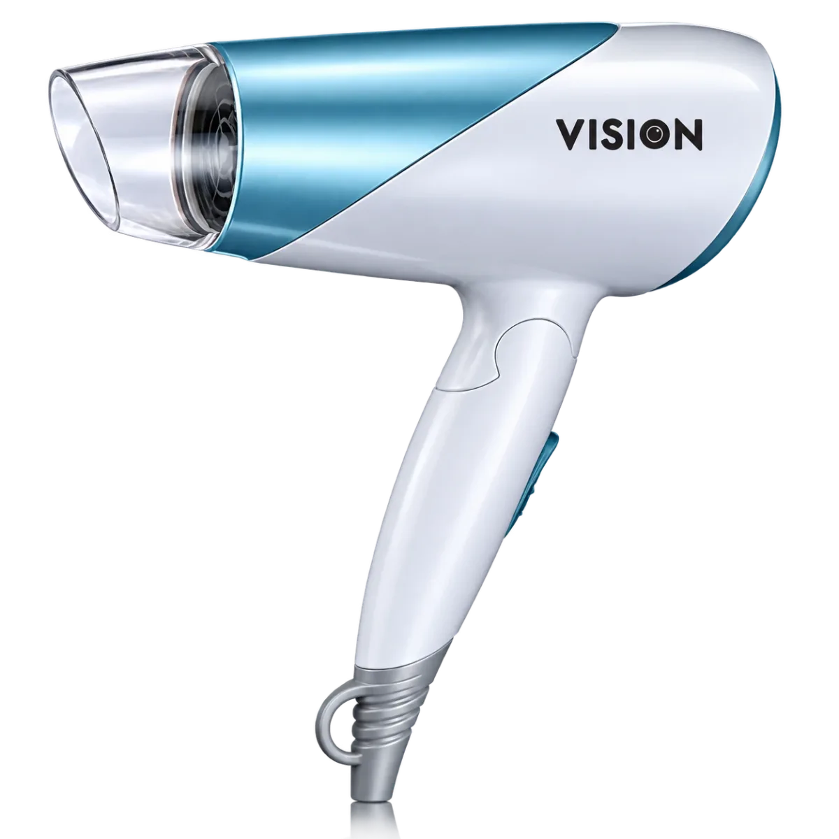 Vision Turbo Silk 1200W white and blue hair dryer