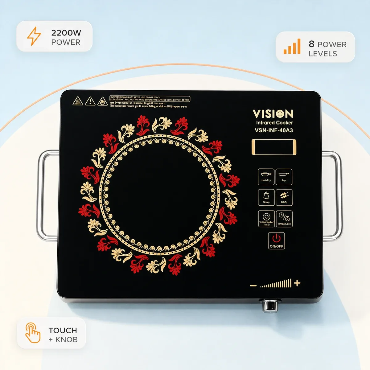 Vision 40A3 HiLife 2200W Infrared Cooker