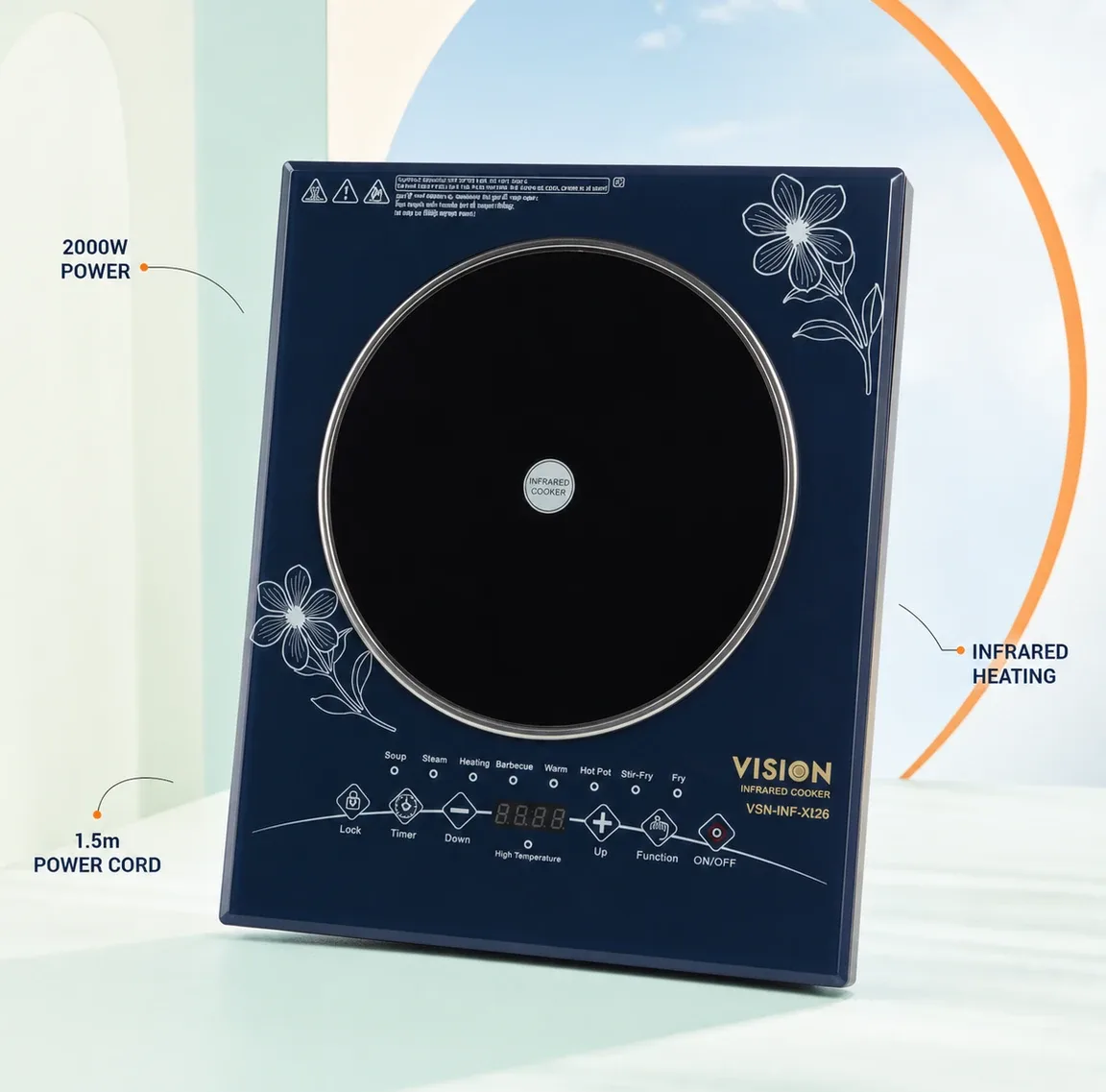 Vision VSN-XI-26 2000W Infrared Cooker