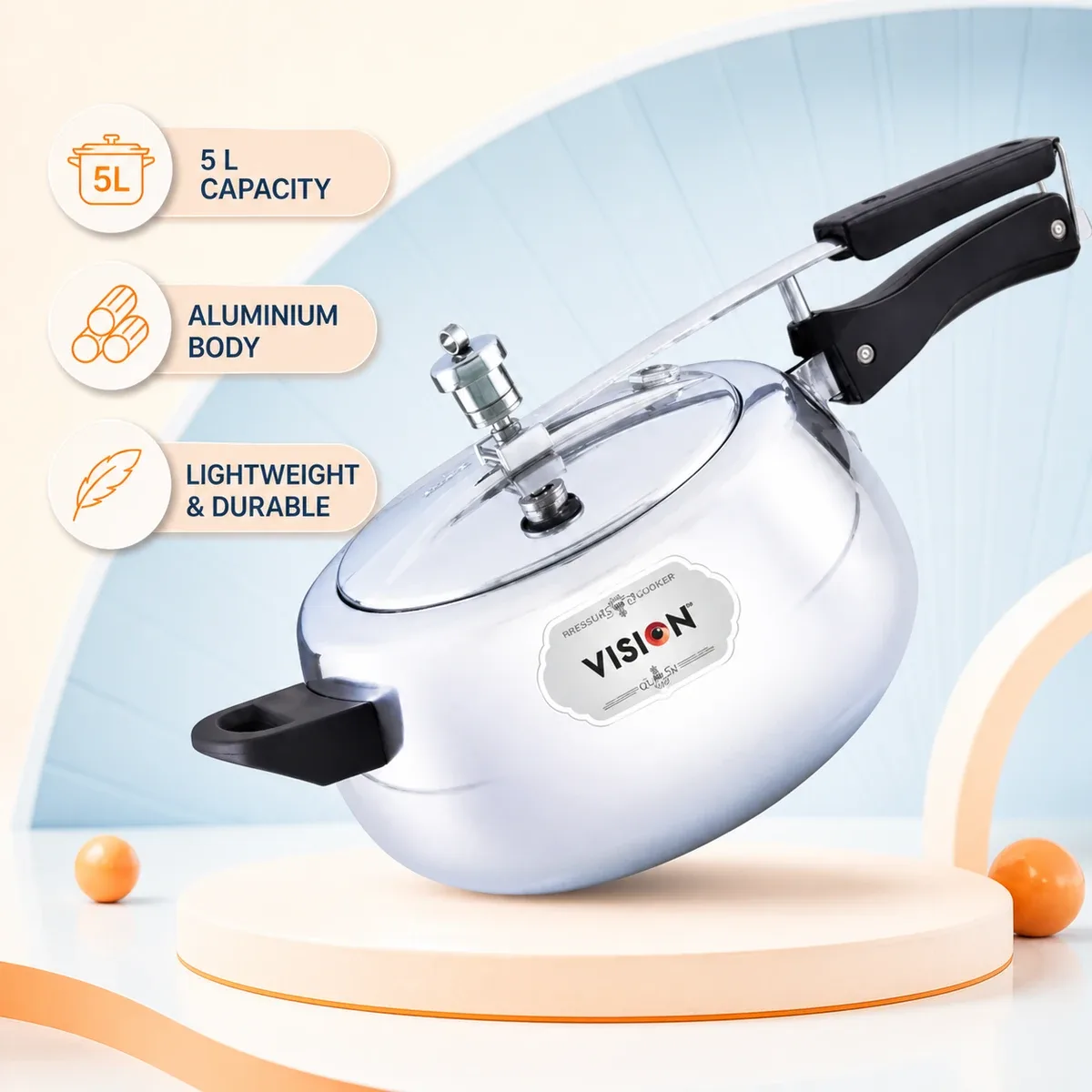 Vision Queen 5 Liter Pressure Cooker product image