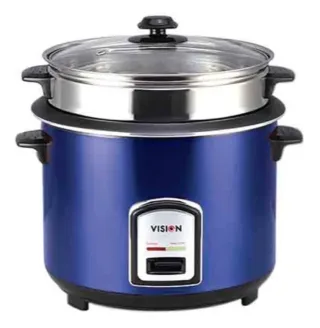 Vision Rice Cooker 1.8 L 40-06 SS Blue Double Pot — 2