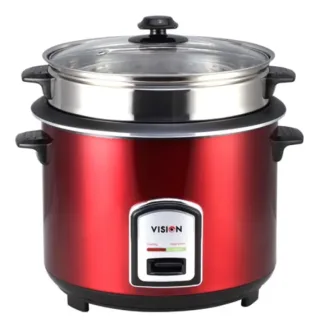 Vision Rice Cooker 1.8 L REL-40-06 SS Red (Double Pot) gallery image 1