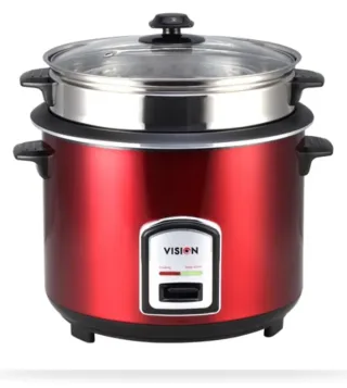 Vision Rice Cooker 1.8 L REL-40-06 SS Red (Double Pot) gallery image 2