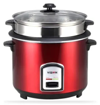 Vision Rice Cooker 1.8 L REL-40-06 SS Red (Double Pot) gallery image 3