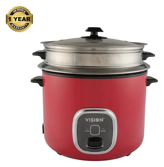 Vision Rice Cooker 2.8 L REL-Prime (Double Pot) Red