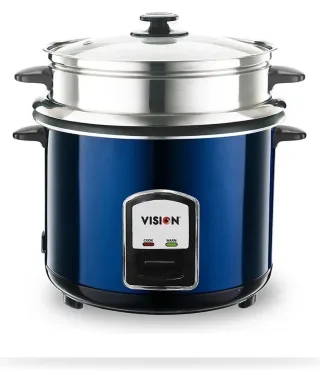Vision Rice Cooker 3.0 Liter REL-50-05 SS Blue (Double Pot) — 3