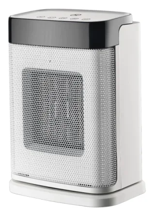 Vision Room Comforter Simple 33 front view with black touch control top and white mesh grille
