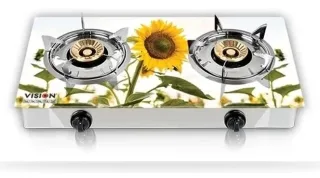 Vision Sun FI 3D Double Glass LPG Stove — 3