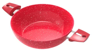 Walton Ceramic Coated Wok Pan With Glass Lid 24 cm – image 2