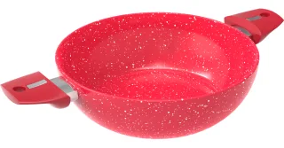 Walton Ceramic Coated Wok Pan With Glass Lid 24 cm – image 3