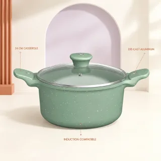 Walton Dynamic Die Cast Casserole Pan 24cm (Induction) — 1