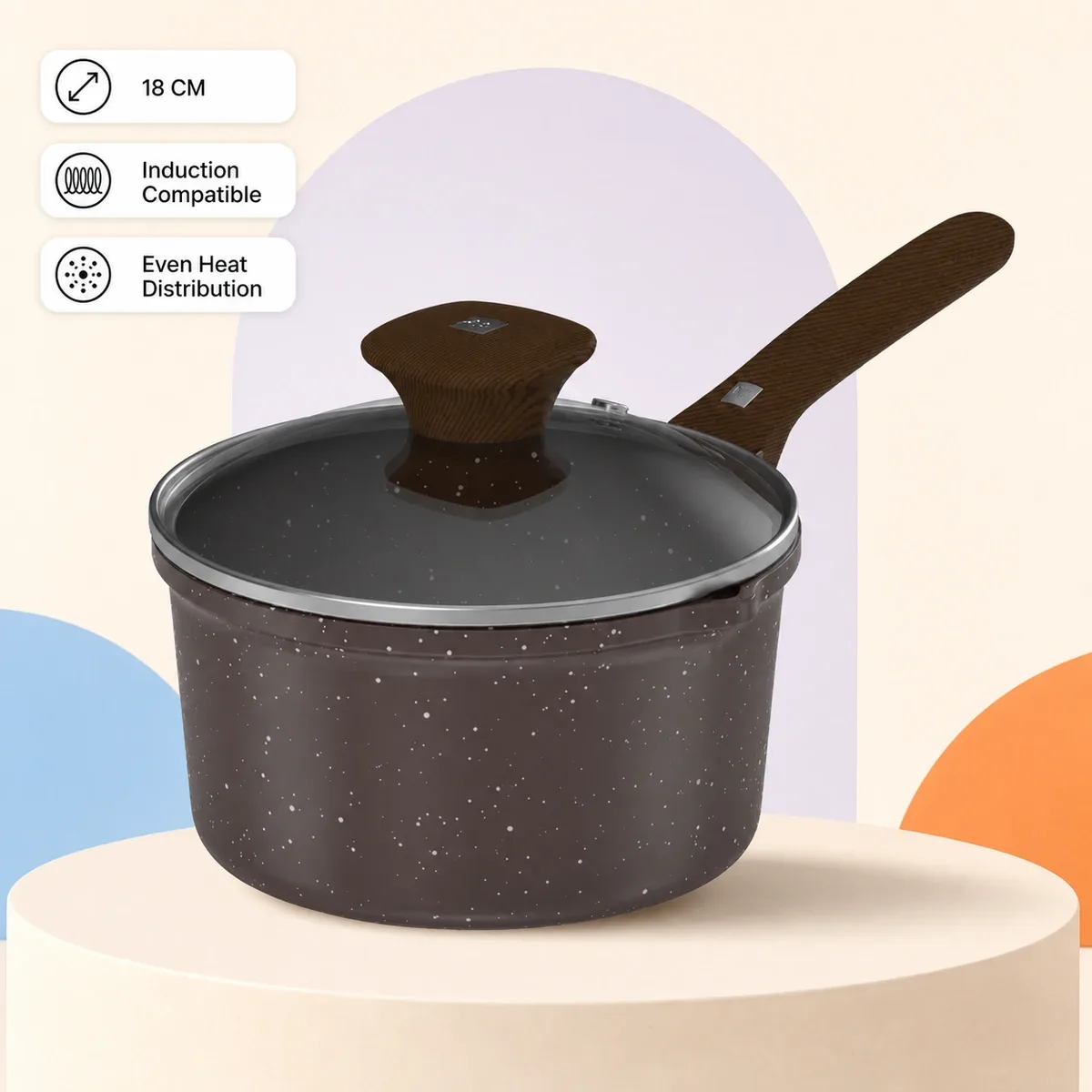 Walton Dynamic Die Cast Milk Pan 18CM-(Induction) WCW-DCMPDI18 product image