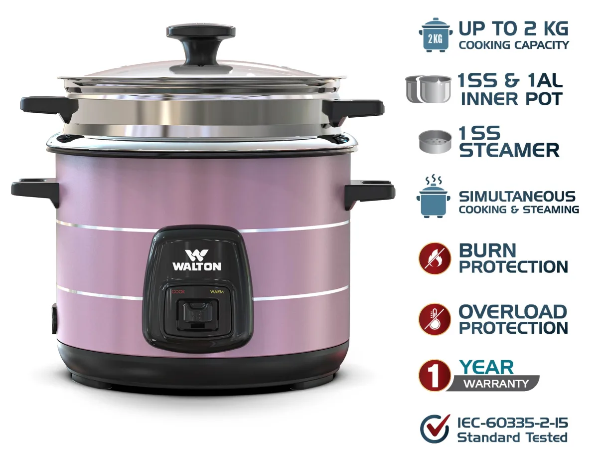 Walton Rice Cooker 2.8L – Gloria Deluxe