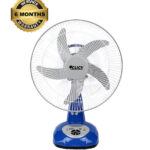 Click Rechargeable Table Fan 14'' - Blue