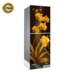 VISION Glass Door Refrigerator RE-238 Liter Pansy Fancy Bottom Mount