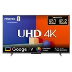 Hisense 43 Inch Bezelless Dolby Vision 4K UHD Smart Voice Control Google TV