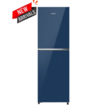 Hisense 277L TMF Inverter Glass Door Refrigerator Royal Blue